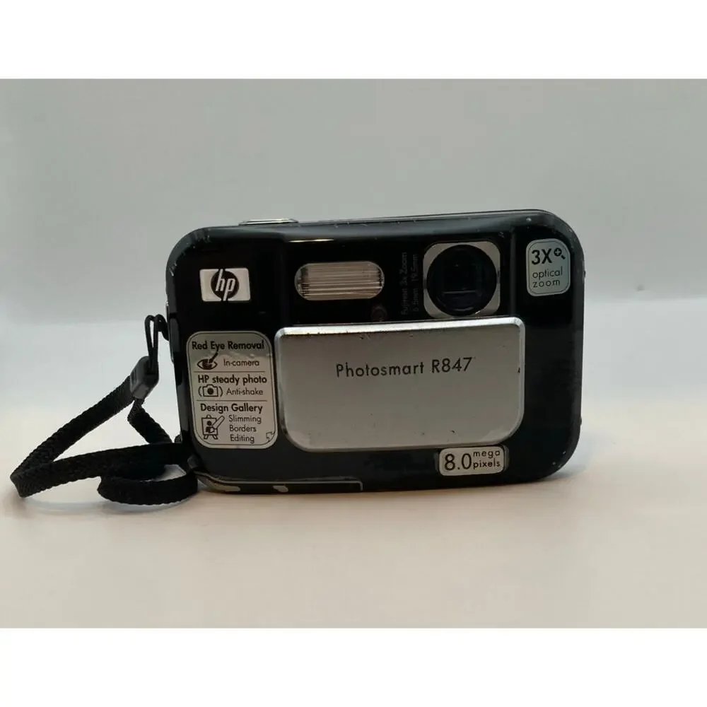 HP Digital Camera Photosmart R847 8.0MP UNTESTED Camera & Battery